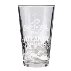 Soccer Pint Glass